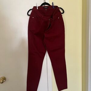 Judy Blue Women's Burgundy Skinny Jeans